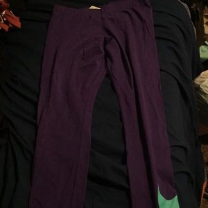 Purple Nike leggings